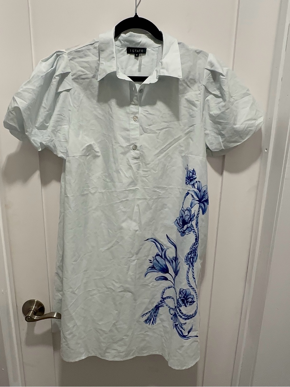 STATE White Button-Front Shirt